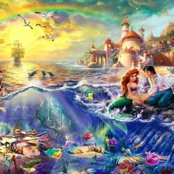 Jigsaw puzzle: The Little Mermaid by Kincaid