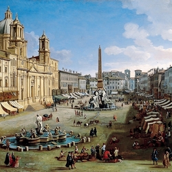 Jigsaw puzzle: New square in Rome