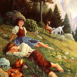 Jigsaw puzzle: Heidi and Peter