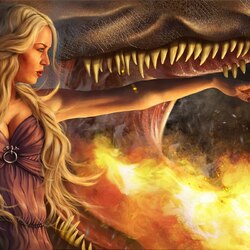 Jigsaw puzzle: Lady of Dragons