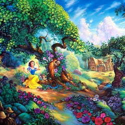 Jigsaw puzzle: Snow White Riddles