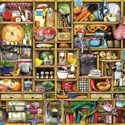 Jigsaw puzzle: Kitchen Cabinet