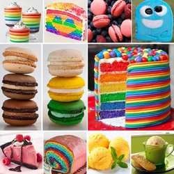 Jigsaw puzzle: Rainbow sweets