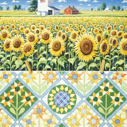 Jigsaw puzzle: Sunflower blanket