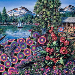 Jigsaw puzzle: Flower shreds