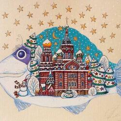 Jigsaw puzzle: Winter Saint Petersburg