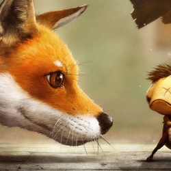 Jigsaw puzzle: Fox and ant