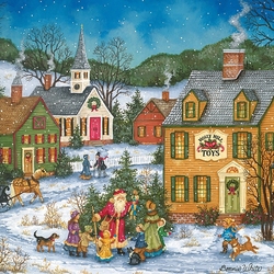 Jigsaw puzzle: Santa's early visit