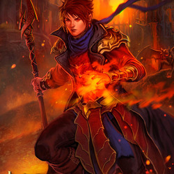 Jigsaw puzzle: Fire mage