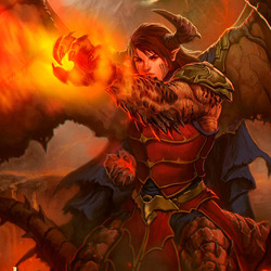 Jigsaw puzzle: Fire Mage: Makeover