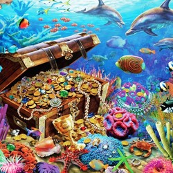 Jigsaw puzzle: Underwater treasures