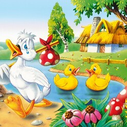 Jigsaw puzzles on topic «ugly duck»