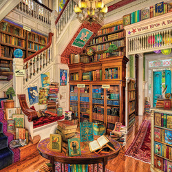 Jigsaw puzzle: Book paradise