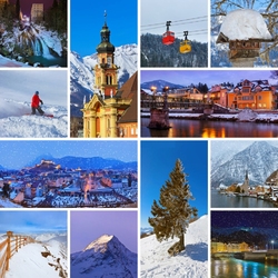 Jigsaw puzzle: Austria in winter