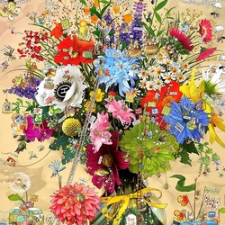 Jigsaw puzzle: Flower life