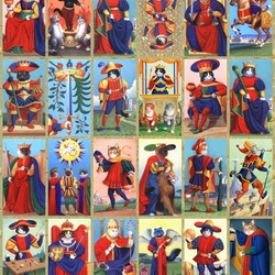 Jigsaw puzzle: Tarot of the Marseille cats