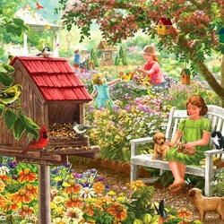 Jigsaw puzzle: Summer garden