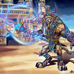 Jigsaw puzzle: Anhur: Guardian of the Temple