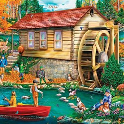 Jigsaw puzzle: At the mill