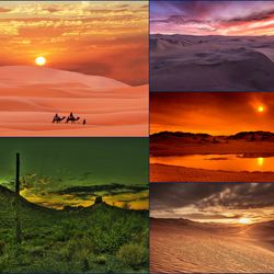 Jigsaw puzzle: Desert Sunset