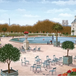 Jigsaw puzzle: In the Luxembourg Garden