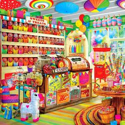 Jigsaw puzzle: Candy shop