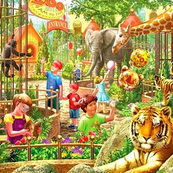 Jigsaw puzzle: Zoo