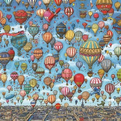 Jigsaw puzzle: And the sky is crowded