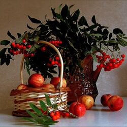 Jigsaw puzzle: Still life with apples