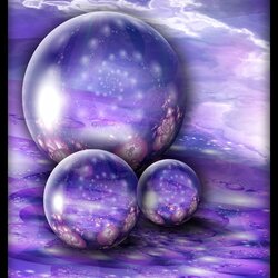 Jigsaw puzzle: Lilac balls