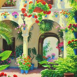 Jigsaw puzzle: Courtyards of Andalusia