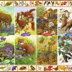 Jigsaw puzzle: Seasons