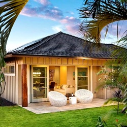 Jigsaw puzzle:  Bungalow relaxation