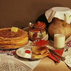 Jigsaw puzzle: Breakfast with pancakes