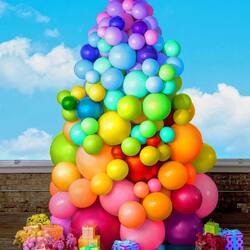 Jigsaw puzzle: Bright balls with gifts
