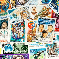 Jigsaw puzzle: Space stamps