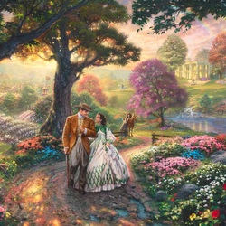 Jigsaw puzzles on topic «Gone With the Wind»