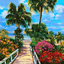 Jigsaw puzzle: Path to the sea