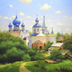 Jigsaw puzzle: In the vicinity of Suzdal