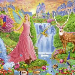 Jigsaw puzzle: Visiting a fairy tale
