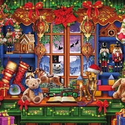 Jigsaw puzzle: Christmas shop