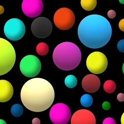Jigsaw puzzle: Colored balls