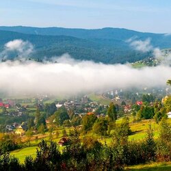 Jigsaw puzzle: Morning in the Carpathians