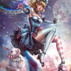 Jigsaw puzzle: Alice in Crystal Land