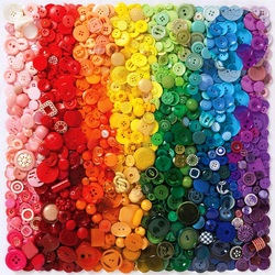 Jigsaw puzzle: Button rainbow