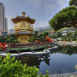 Jigsaw puzzle: Shi Lin Pagoda and Nan Liang Garden