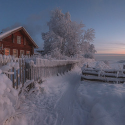Jigsaw puzzle: Rural winter