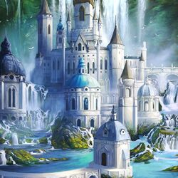 Jigsaw puzzles on topic «Fantasy castles»