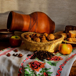 Jigsaw puzzle: Rustic food