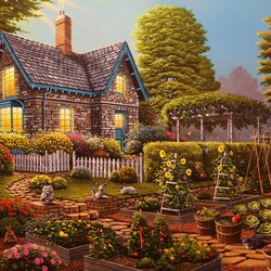 Jigsaw puzzle: Escape from the garden